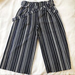 Stripped Navy Blue Culottes
